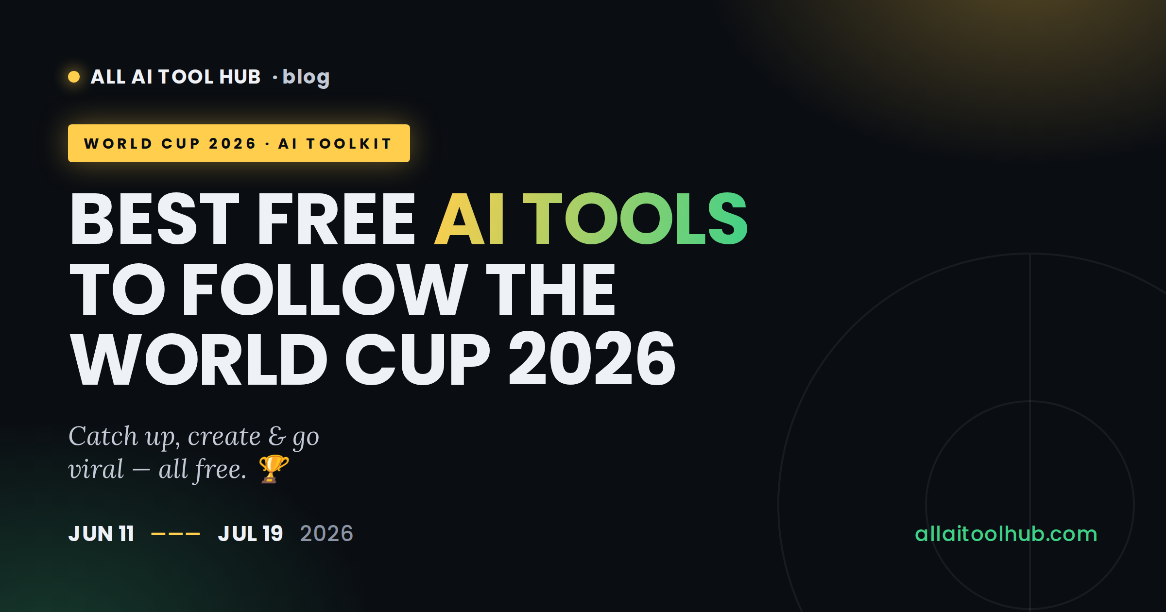 Best Free AI Tools to Follow the World Cup 2026