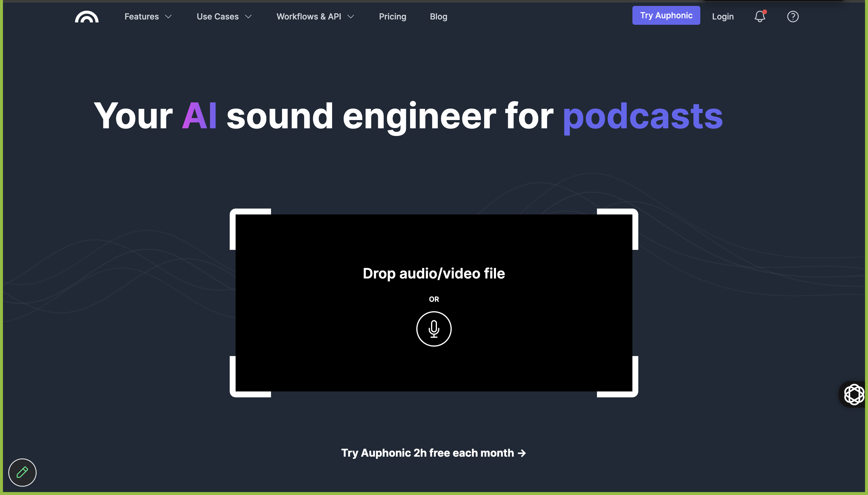 Auphonic screenshot