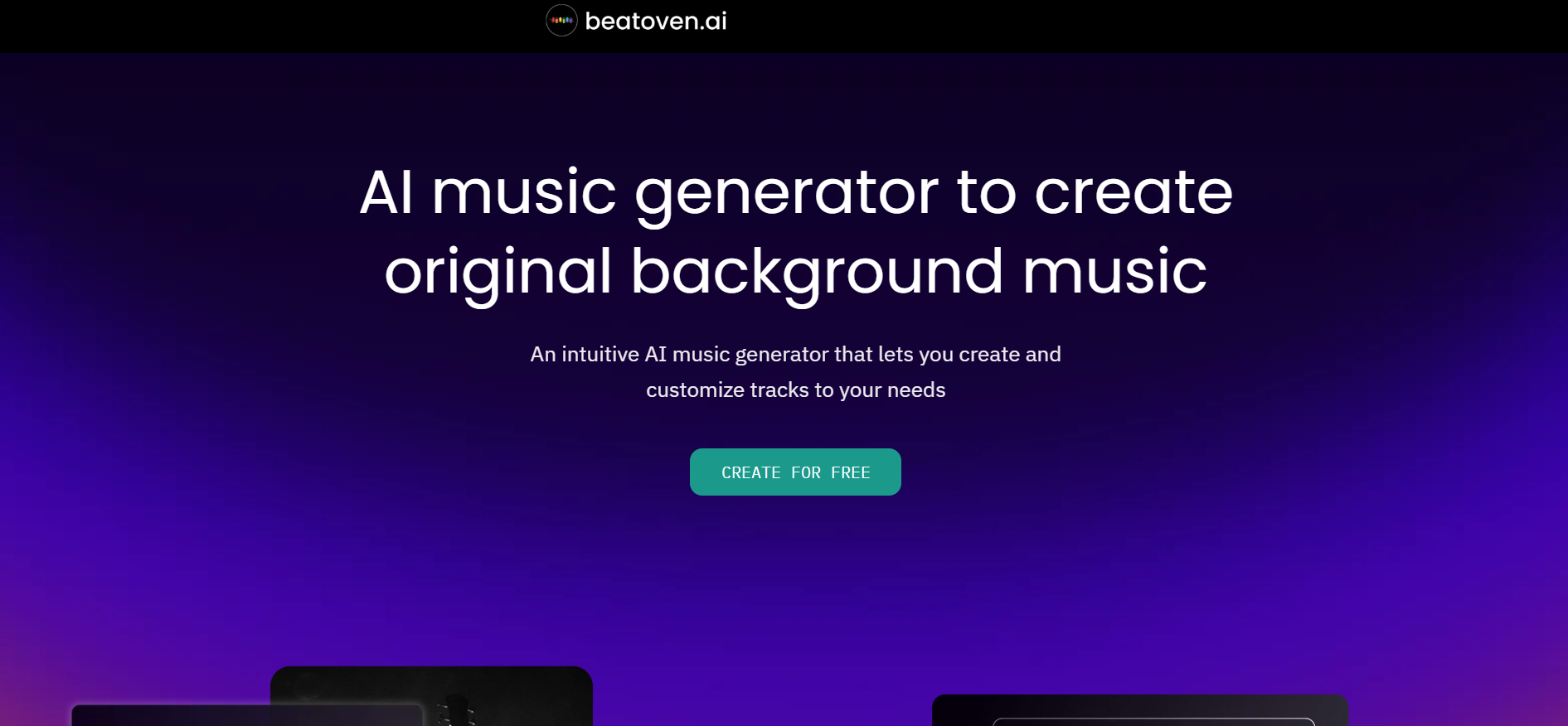 Beatoven.ai screenshot