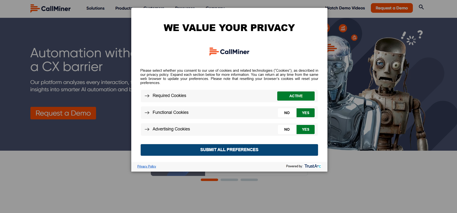 CallMiner screenshot