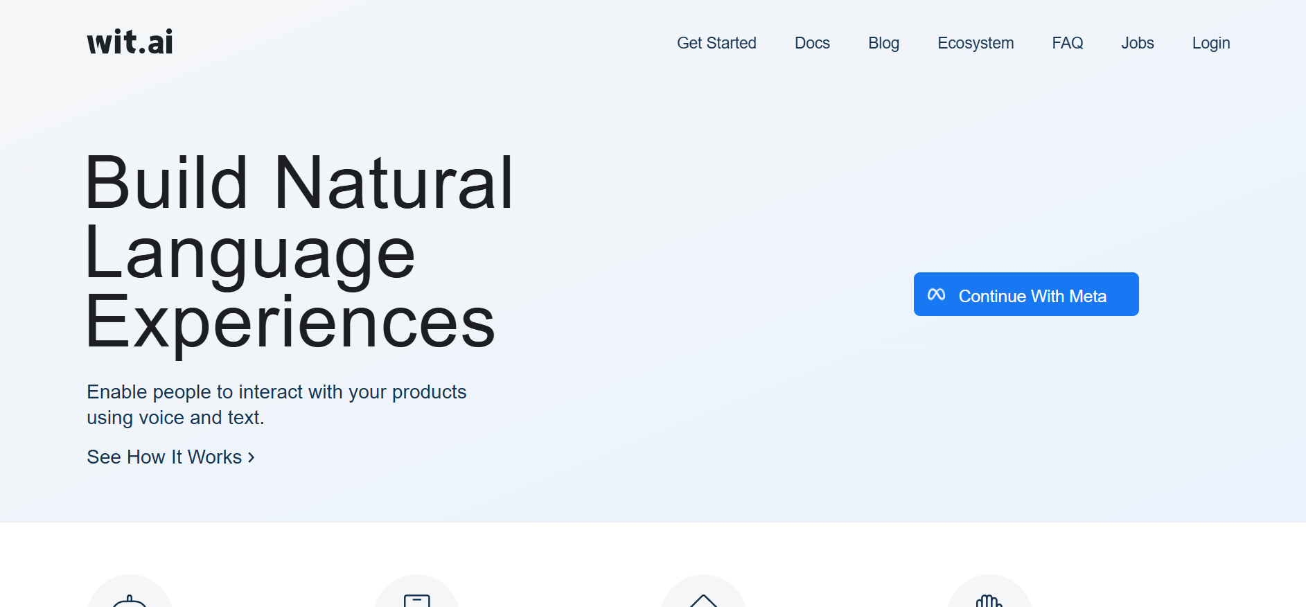 Wit.ai screenshot