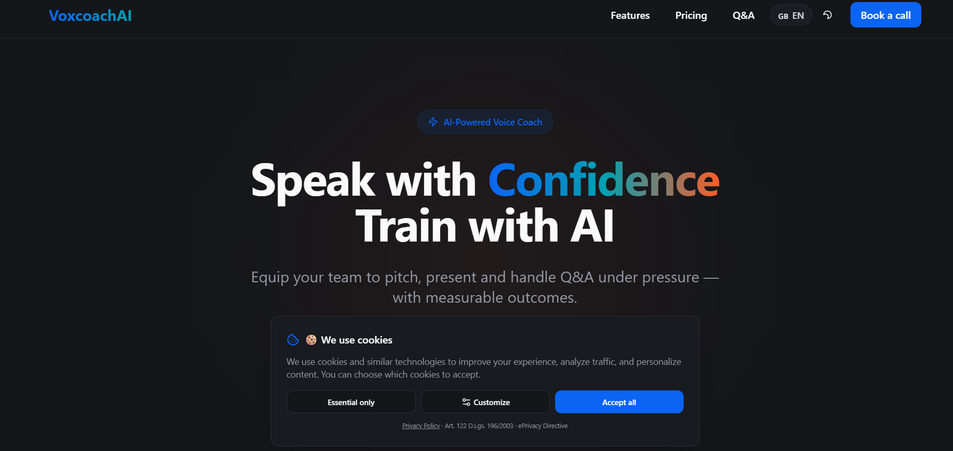 VoxCoach AI screenshot