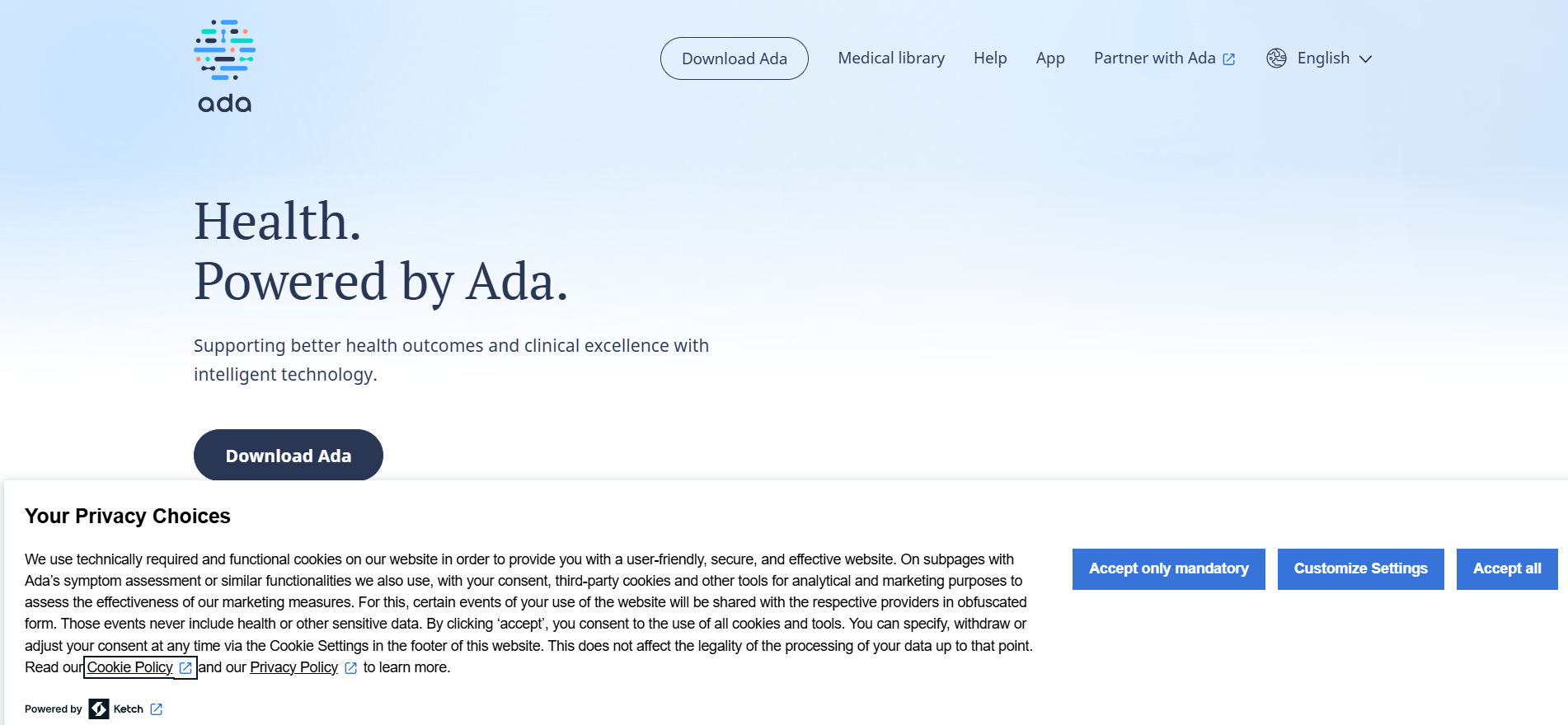 Ada Health screenshot