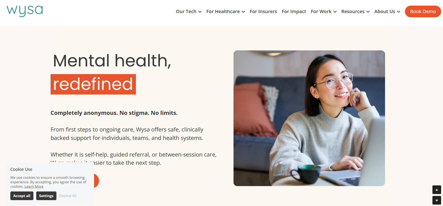Wysa screenshot