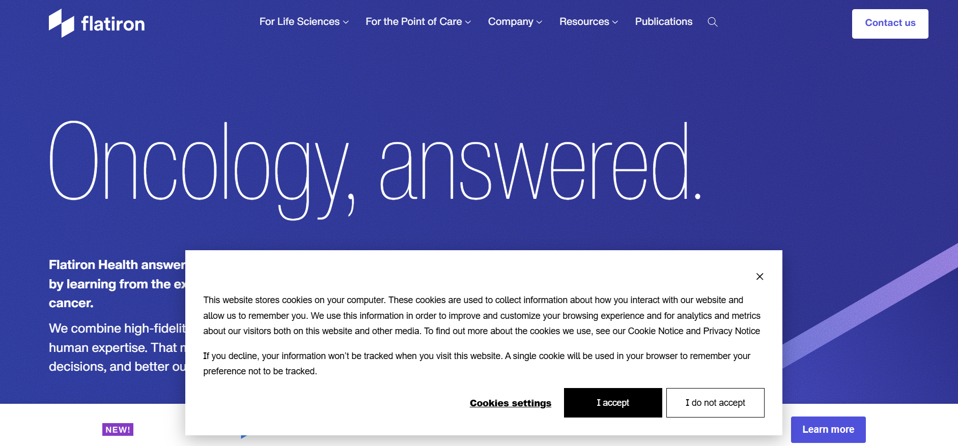 Flatiron Health screenshot
