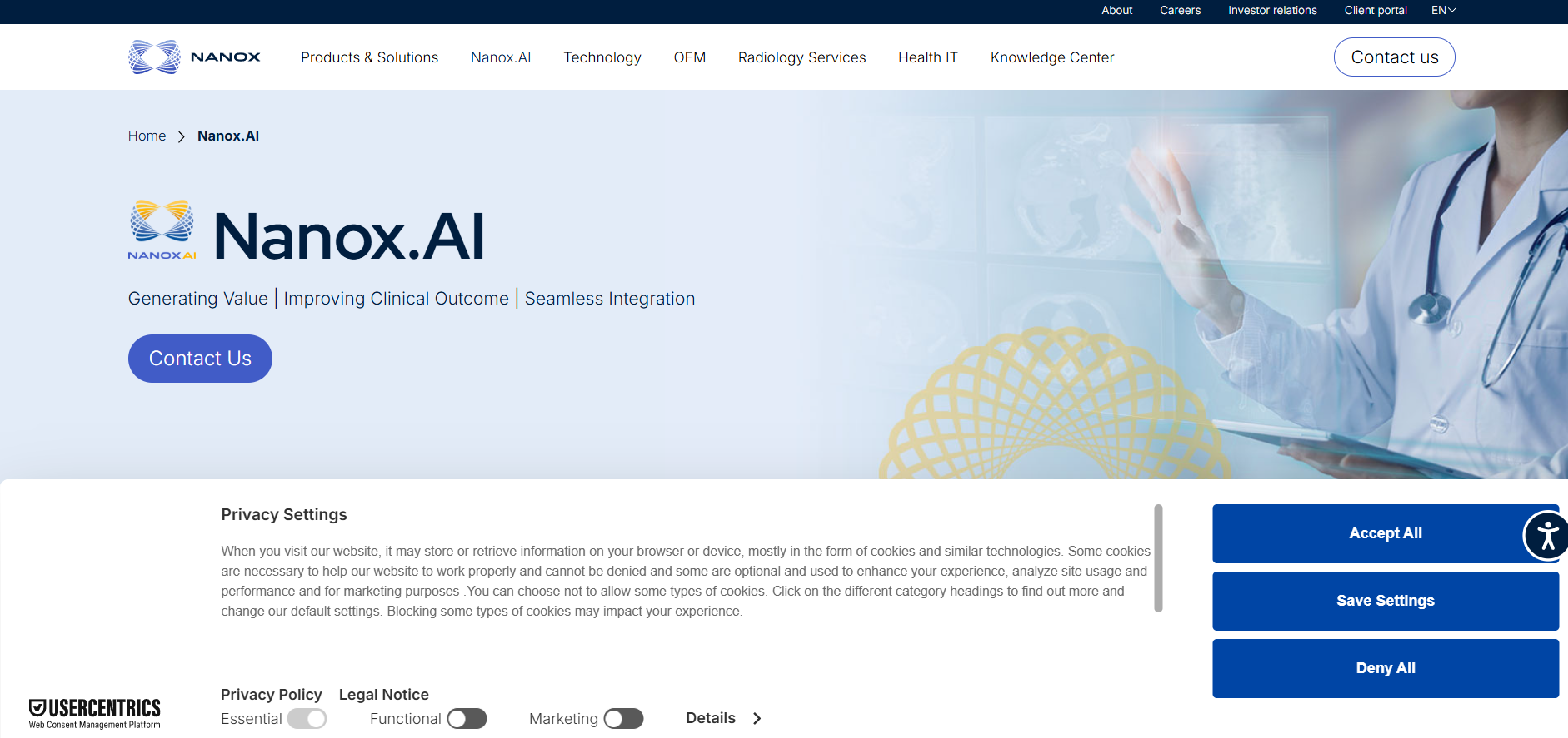 Zebra Medical Vision (Nanox AI) screenshot
