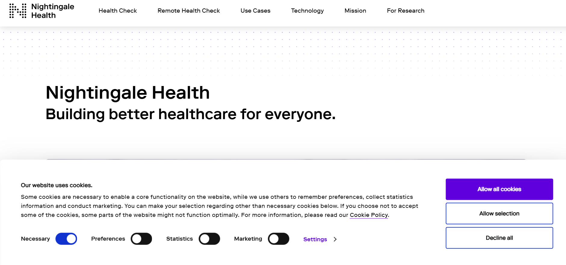 Nightingale Health screenshot