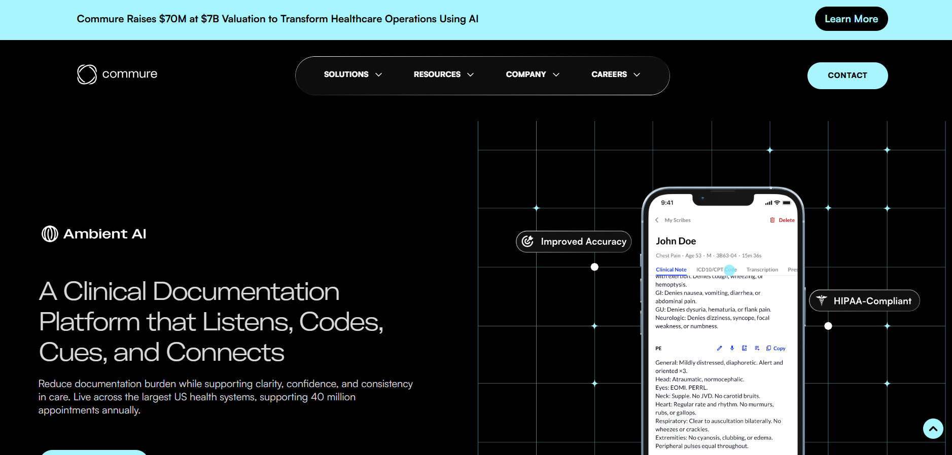 Commure Scribe screenshot
