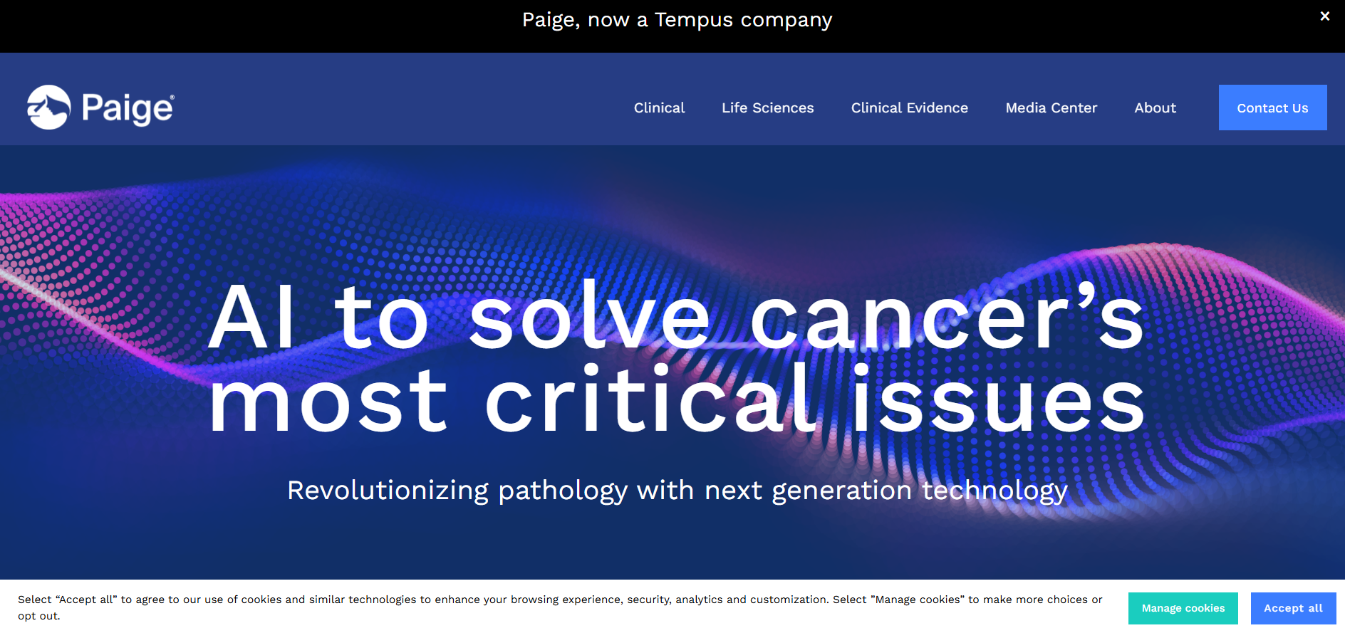 Paige AI (Tempus AI) screenshot