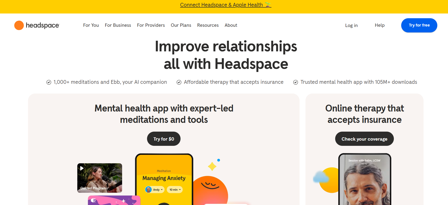 Headspace Health screenshot