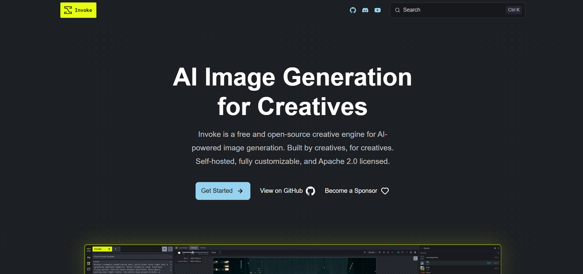 Invoke AI screenshot