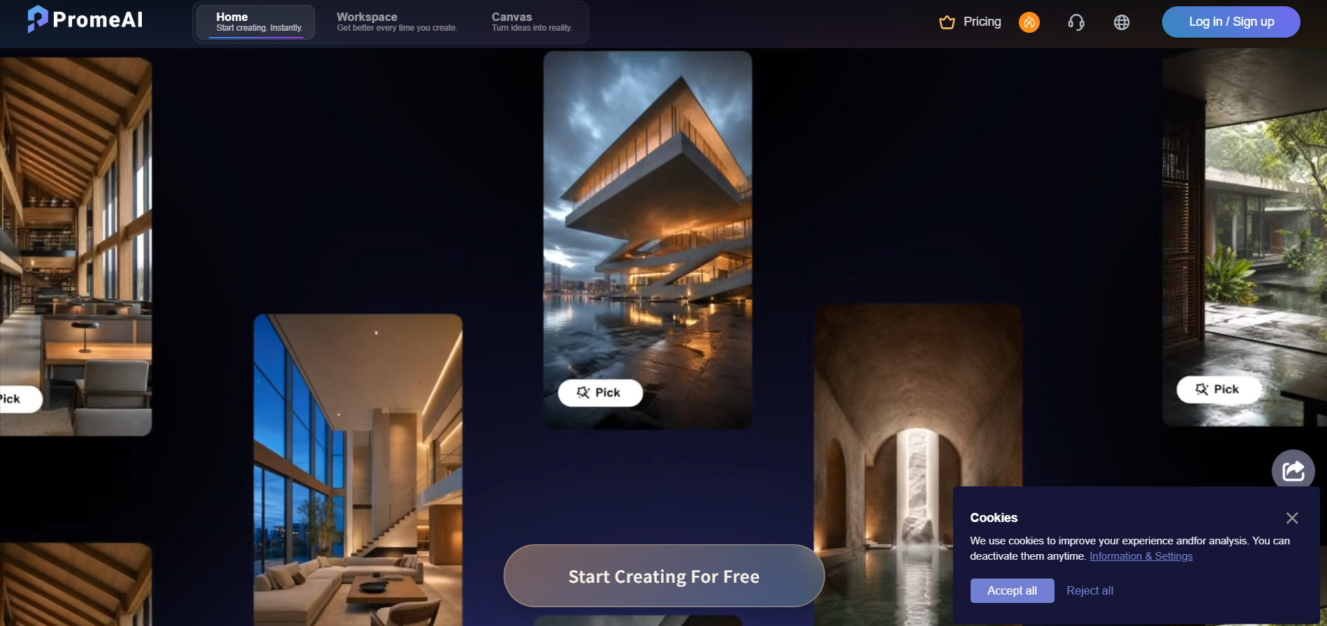 PromeAI screenshot