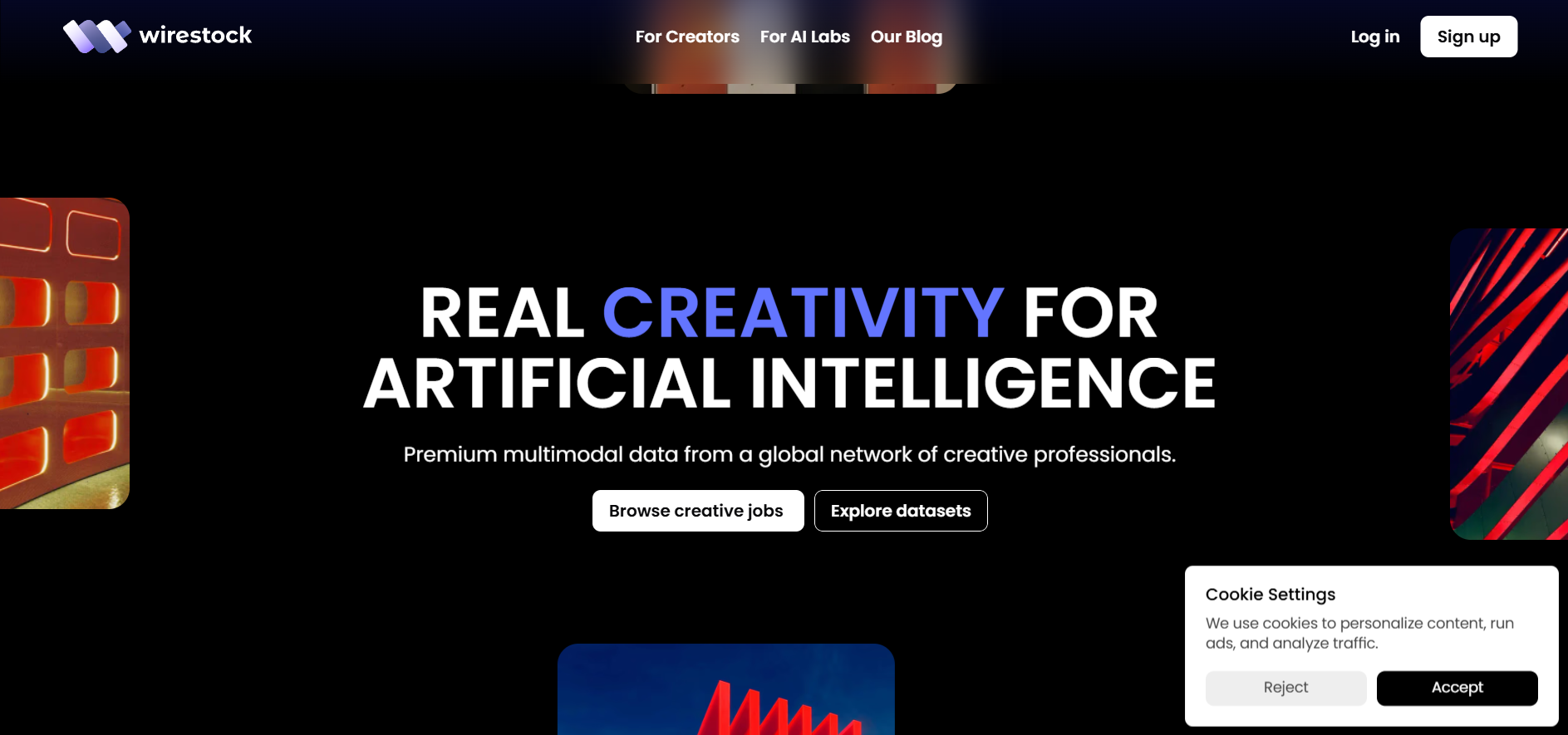 Wirestock screenshot