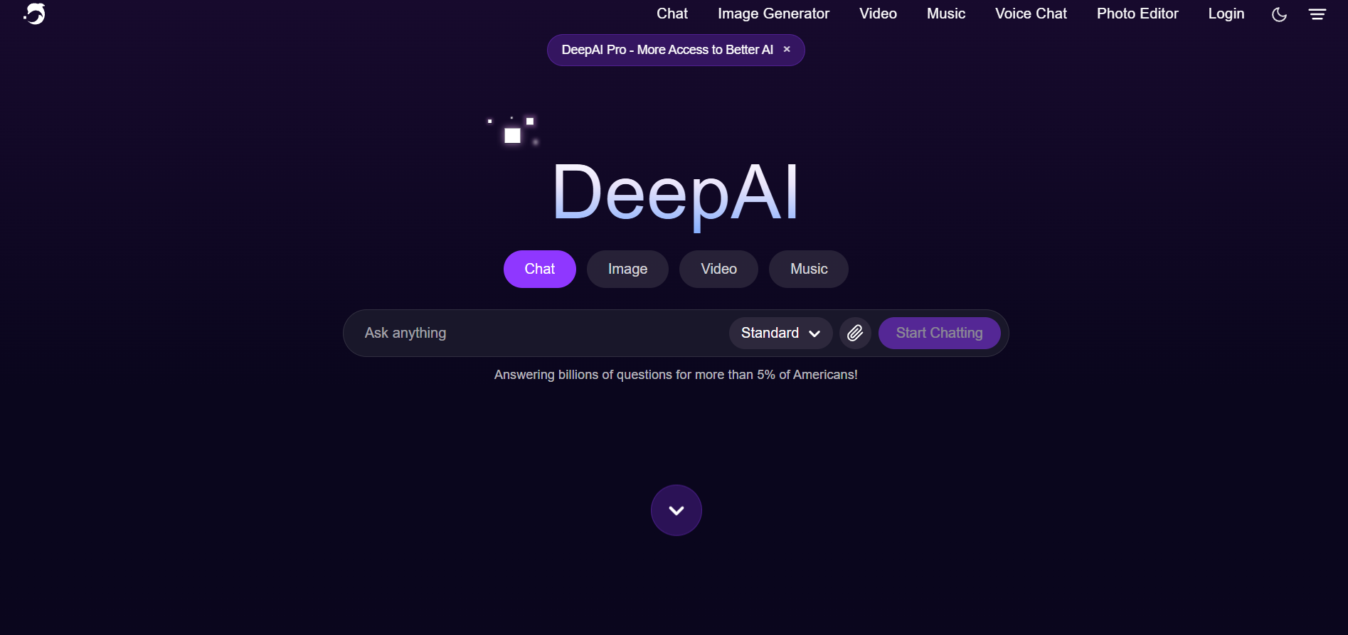 DeepAI screenshot