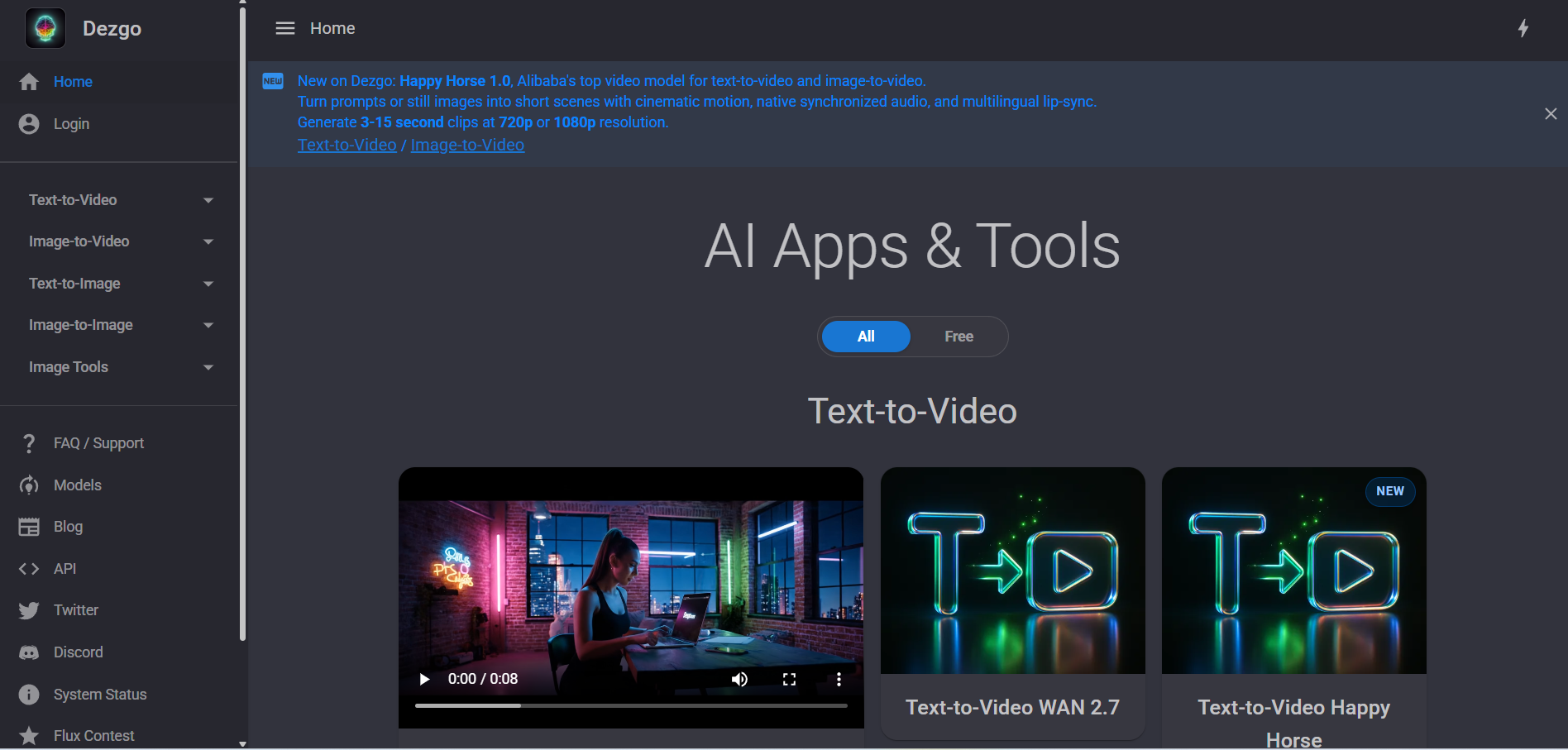 Dezgo screenshot