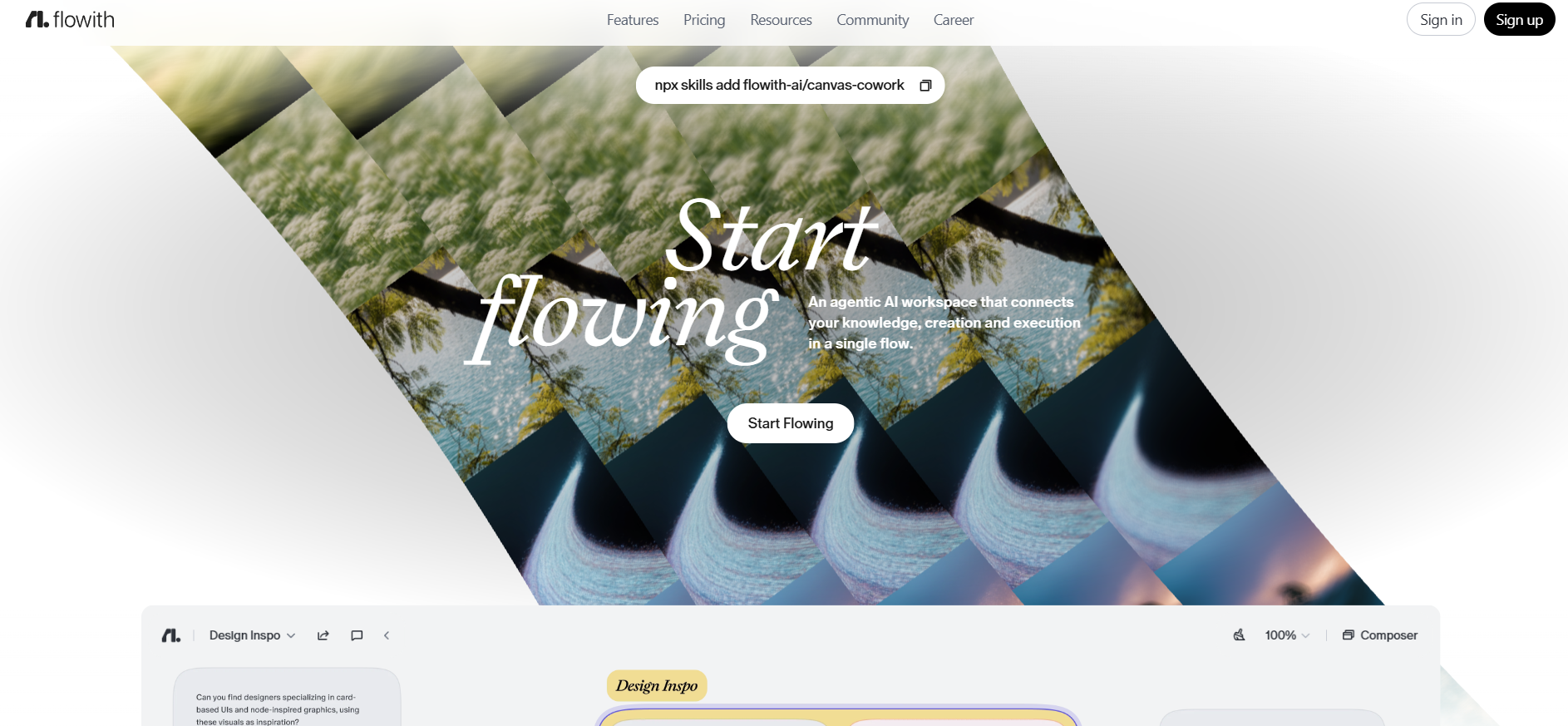 Flowith screenshot