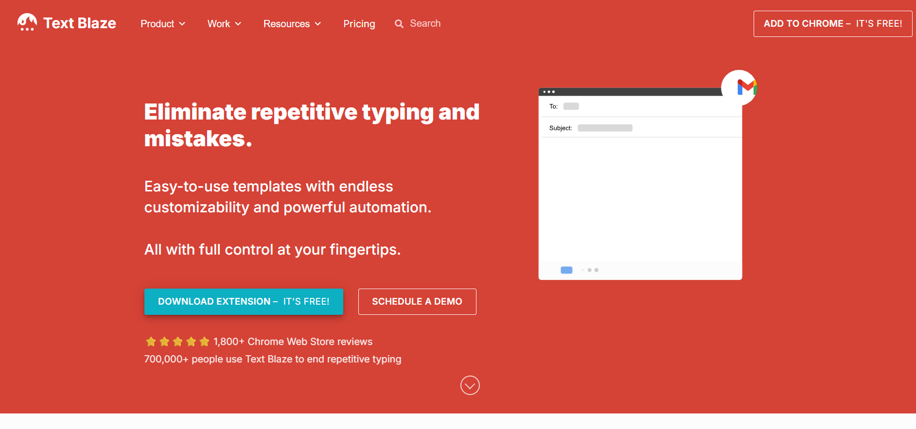 Text Blaze screenshot
