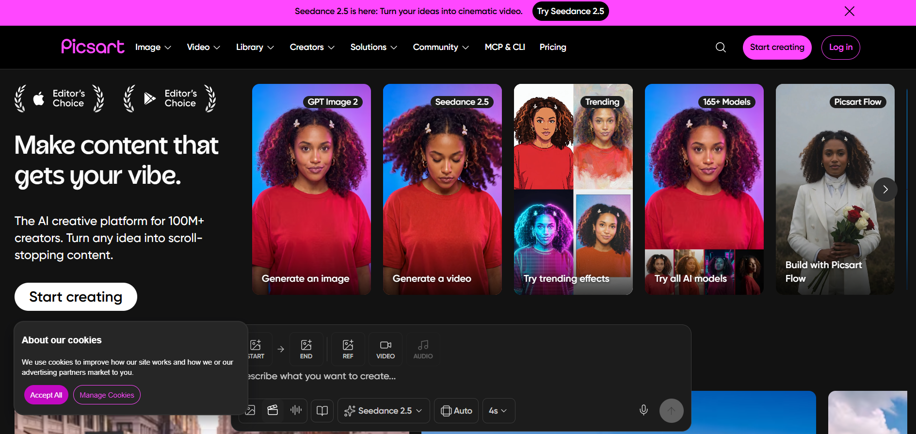 Picsart screenshot