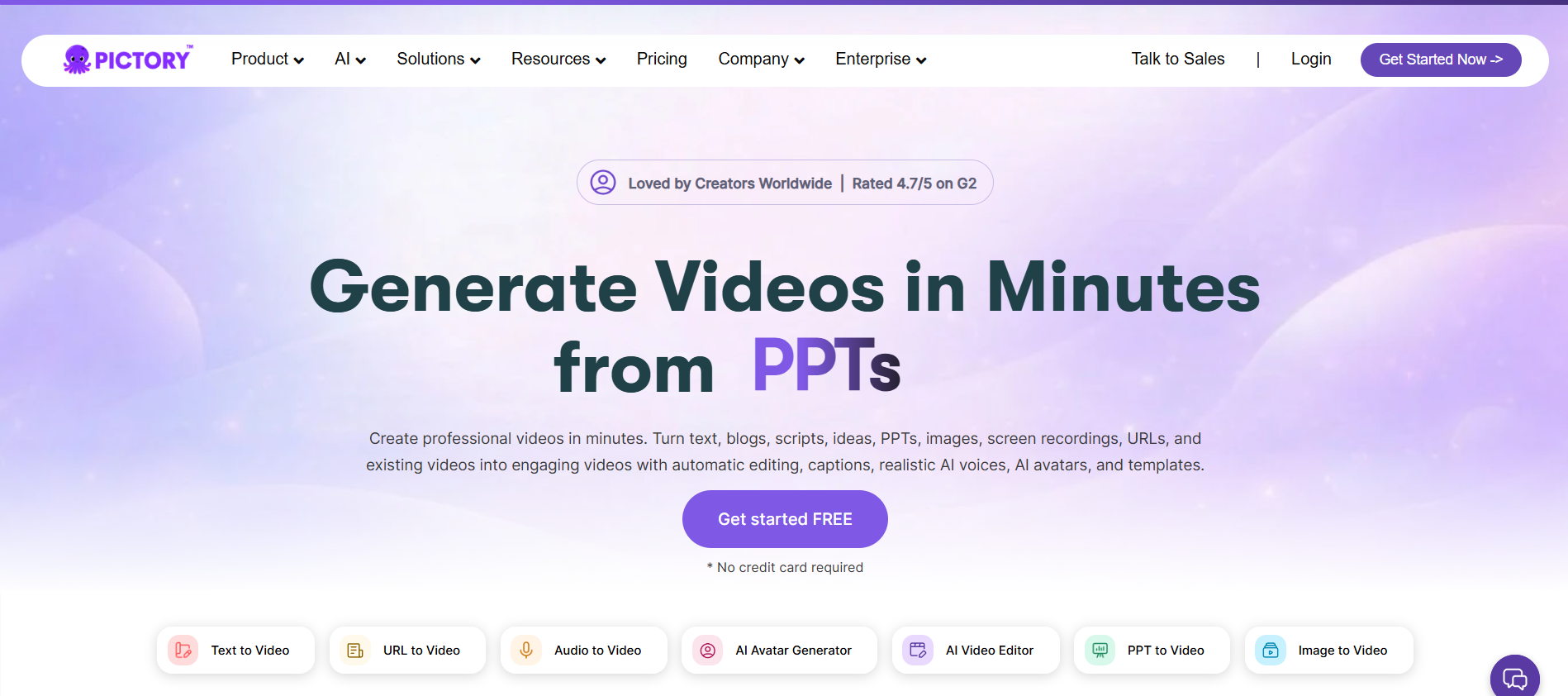 Pictory screenshot