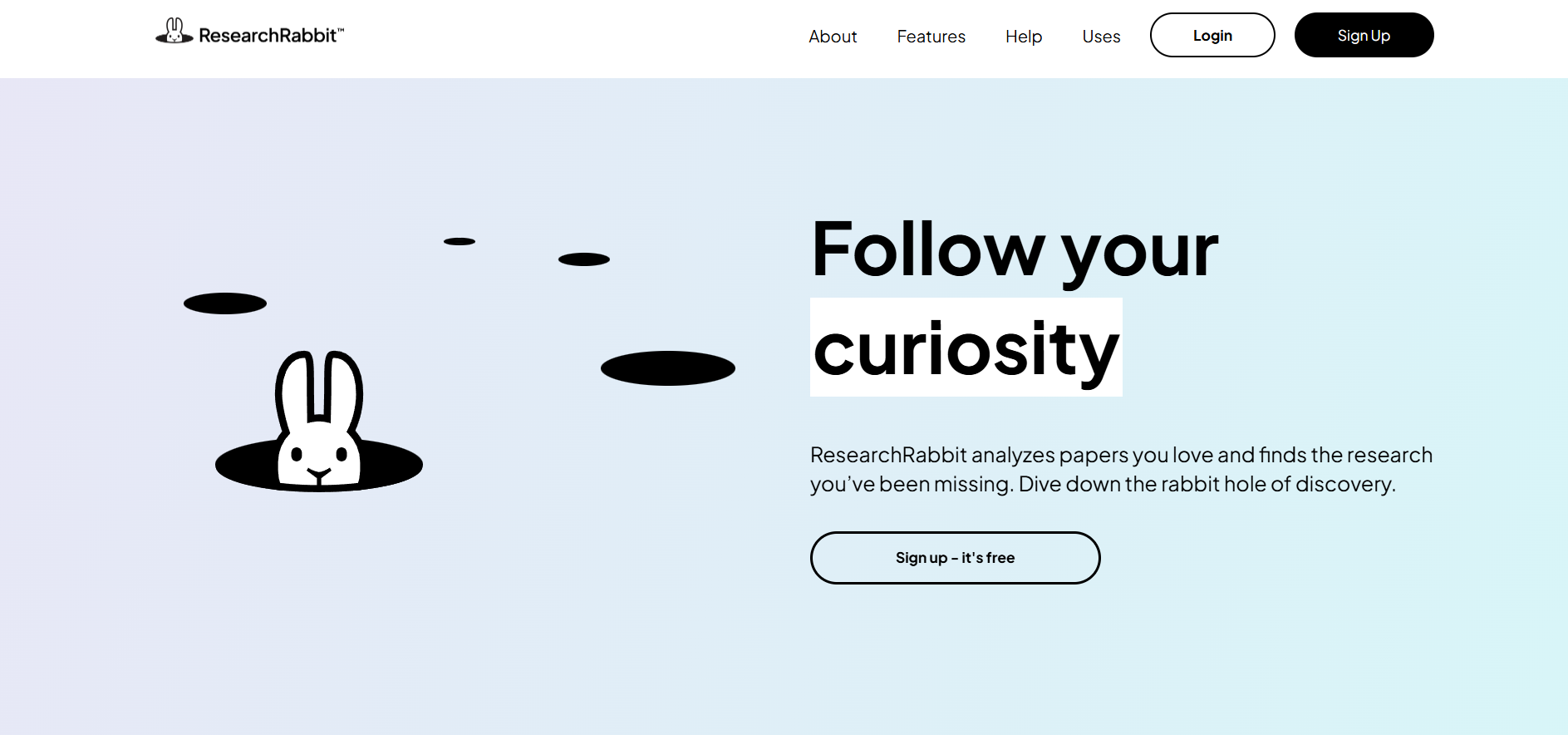 Research Rabbit screenshot