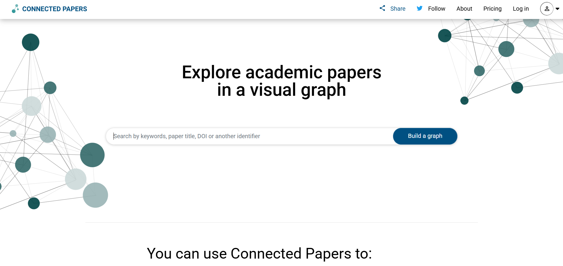 Connected Papers screenshot