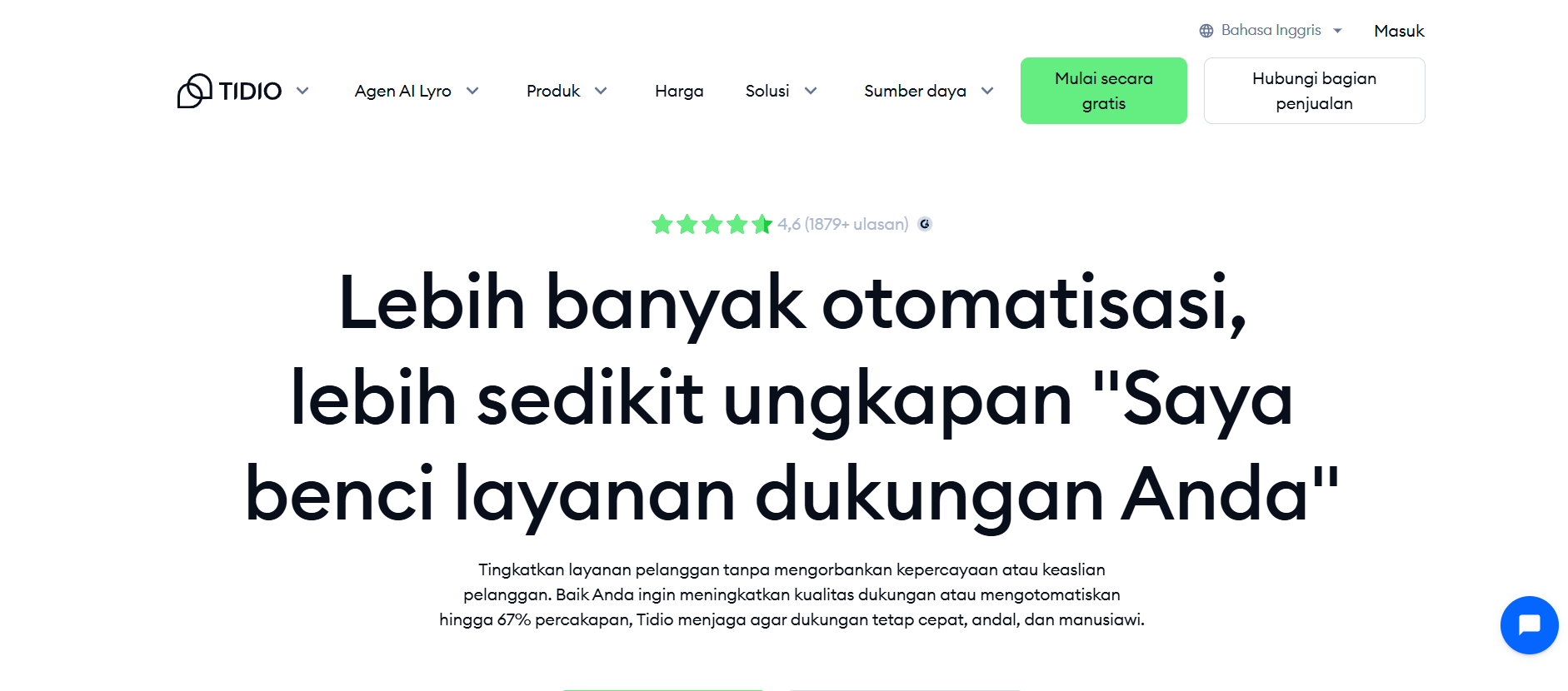 Tidio screenshot