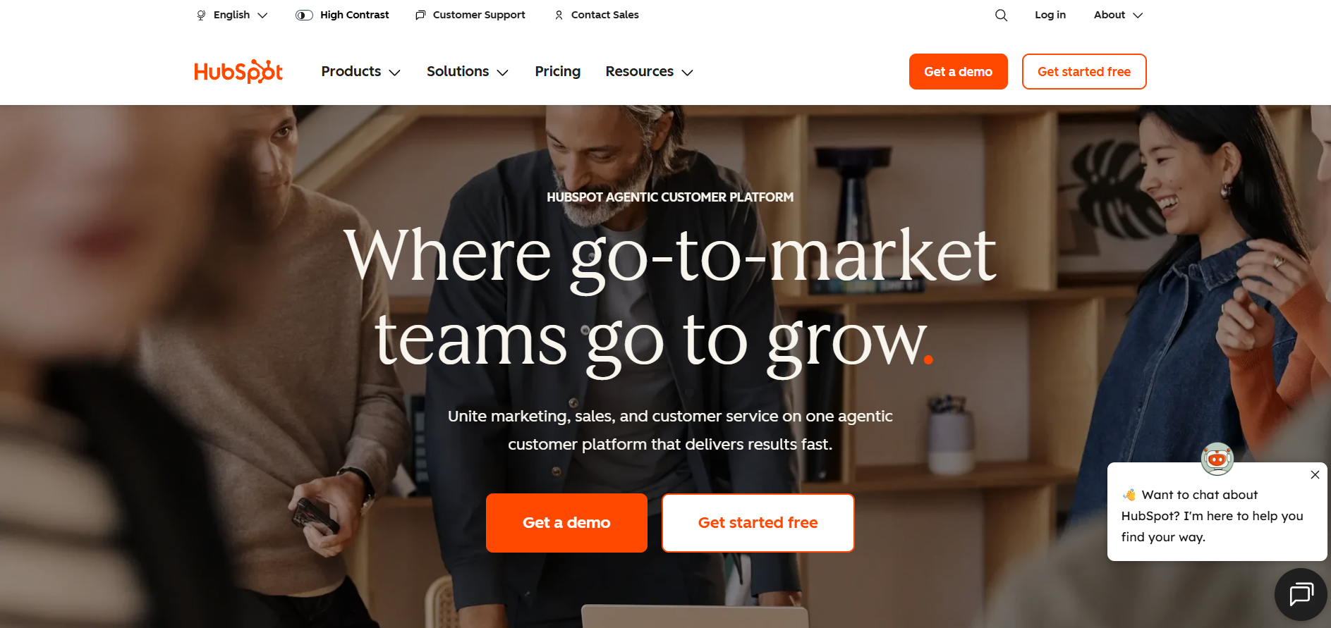 HubSpot screenshot