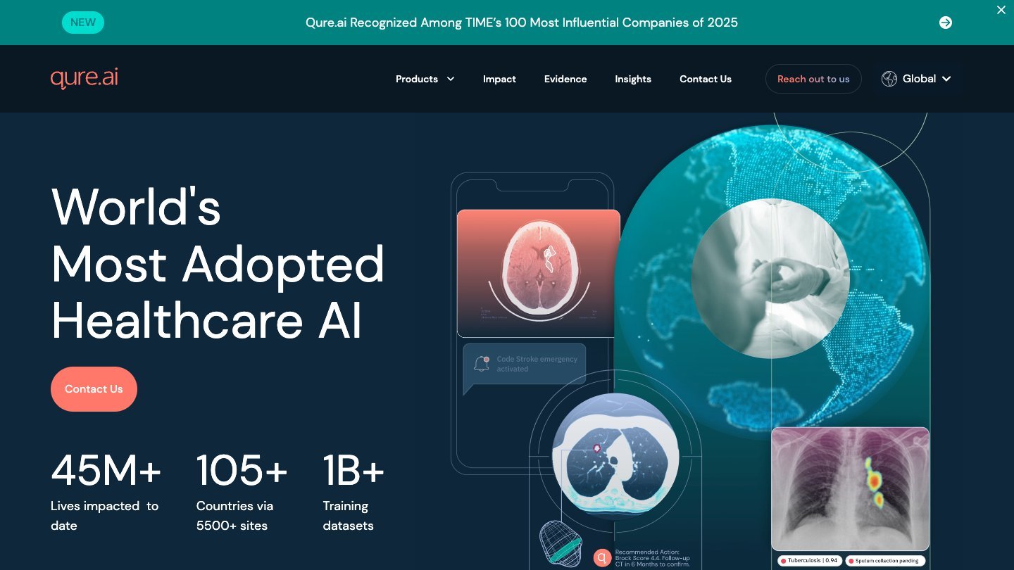Qure.ai screenshot