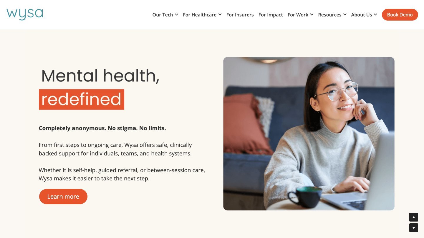 Wysa screenshot