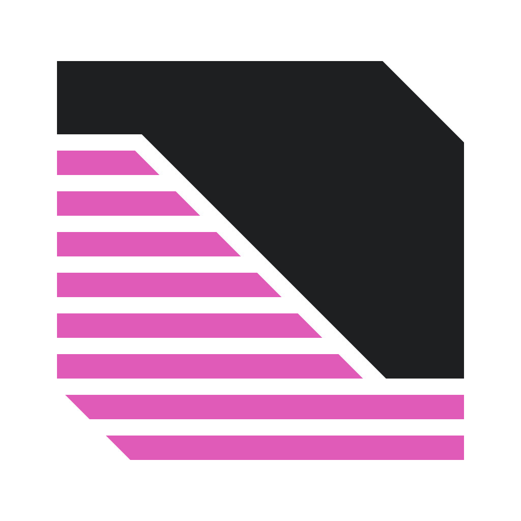 Machine-like logo